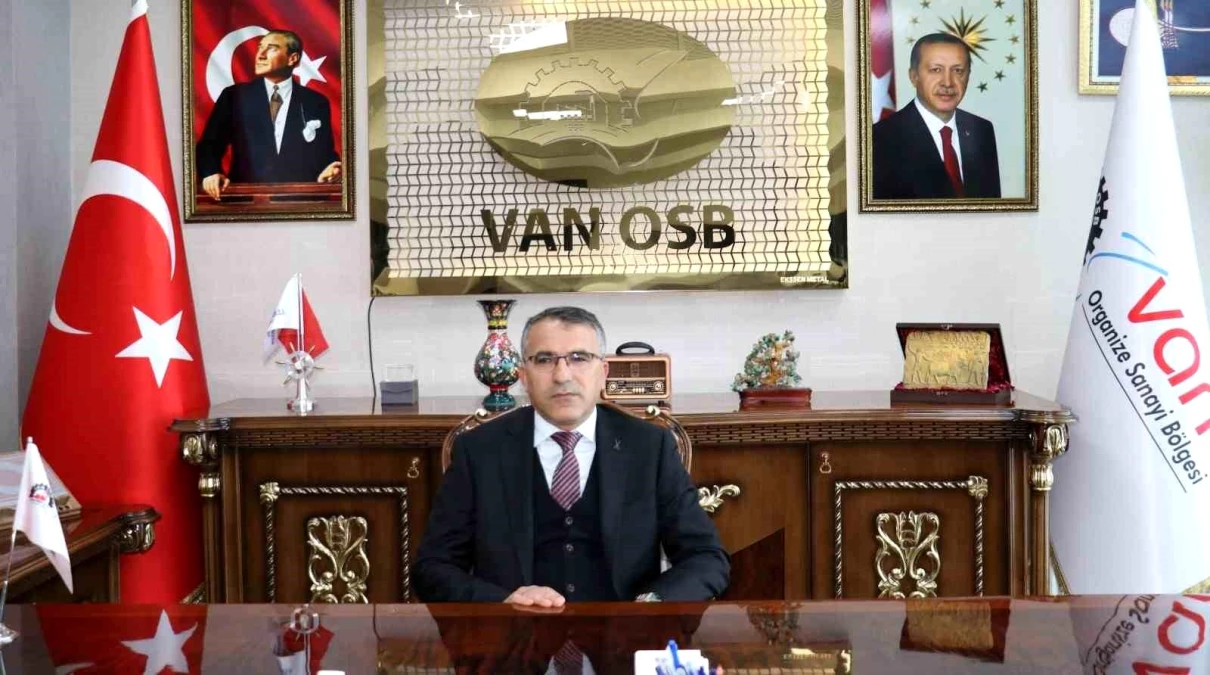 Van Organize Sanayi Bölgesi Başkanı Memet Aslan, Gazeteciler ve Basın Bayramı’nı kutladı